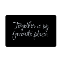Load image into Gallery viewer, Together is my favorite place Wallet Card for Valentines Day Birthday Christmas Anniversary – front view
