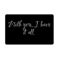 Load image into Gallery viewer, With you I have it all Wallet Card for Valentines Day Birthday Christmas Anniversary – front view
