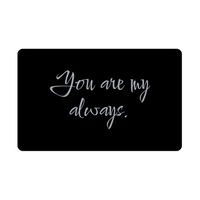 Load image into Gallery viewer, You are my always Wallet Card for Valentines Day Birthday Christmas Anniversary – front view
