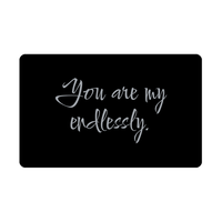 Load image into Gallery viewer, You are my endlessly Wallet Card for Valentines Day Birthday Christmas Anniversary – front view
