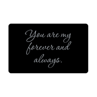 Load image into Gallery viewer, You are my forever and always Wallet Card for Valentines Day Birthday Christmas Anniversary – front view
