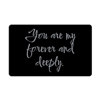 Load image into Gallery viewer, You are my forever and deeply Wallet Card for Valentines Day Birthday Christmas Anniversary – front view

