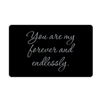 Load image into Gallery viewer, You are my forever and endlessly Wallet Card for Valentines Day Birthday Christmas Anniversary – front view
