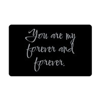 Load image into Gallery viewer, You are my forever and forever Wallet Card for Valentines Day Birthday Christmas Anniversary – front view
