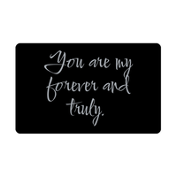 Load image into Gallery viewer, You are my forever and truly Wallet Card for Valentines Day Birthday Christmas Anniversary – front view
