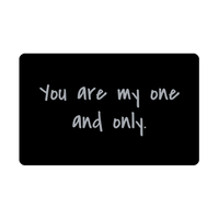 Load image into Gallery viewer, You are my one and only Wallet Card for Valentines Day Birthday Christmas Anniversary – front view
