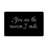 Load image into Gallery viewer, You are the reason I smile Wallet Card for Valentines Day Birthday Christmas Anniversary – front view
