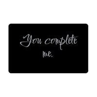 Load image into Gallery viewer, You complete me Wallet Card for Valentines Day Birthday Christmas Anniversary – front view

