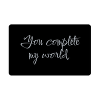 Load image into Gallery viewer, You complete my world Wallet Card for Valentines Day Birthday Christmas Anniversary – front view
