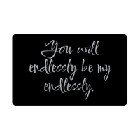 Load image into Gallery viewer, You will endlessly be my endlessly Wallet Card for Valentines Day Birthday Christmas Anniversary – front view
