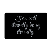 Load image into Gallery viewer, You will eternally be my eternally Wallet Card for Valentines Day Birthday Christmas Anniversary – front view
