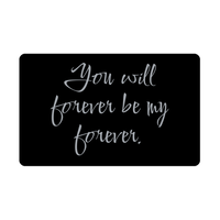 Load image into Gallery viewer, You will forever be my forever Wallet Card for Valentines Day Birthday Christmas Anniversary – front view

