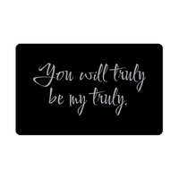 Load image into Gallery viewer, You will truly be my truly Wallet Card for Valentines Day Birthday Christmas Anniversary – front view
