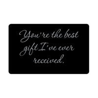 Load image into Gallery viewer, Youre the best gift Ive ever received Wallet Card for Valentines Day Birthday Christmas Anniversary – front view
