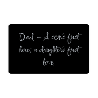 Load image into Gallery viewer, Dad A sons first hero a daughters first love Wallet Card – front view
