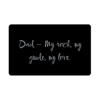 Load image into Gallery viewer, Dad My rock my guide my love Wallet Card – front view
