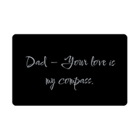 Load image into Gallery viewer, Dad Your love is my compass Wallet Card – front view
