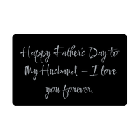 Load image into Gallery viewer, Happy Fathers Day to My Husband Wallet Card – front view
