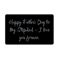 Load image into Gallery viewer, Happy Fathers Day to My Stepdad Wallet Card – front view
