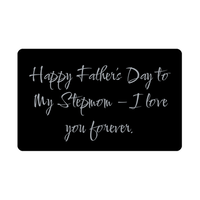 Load image into Gallery viewer, Happy Fathers Day to My Stepmom Wallet Card – front view
