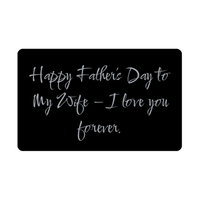 Load image into Gallery viewer, Happy Fathers Day to My Wife Wallet Card – front view
