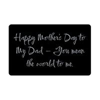 Load image into Gallery viewer, Happy Mothers Day to My Dad Wallet Card – front view
