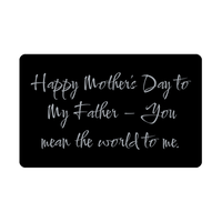 Load image into Gallery viewer, Happy Mothers Day to My Father Wallet Card – front view
