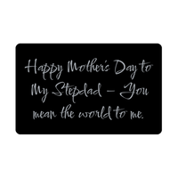 Load image into Gallery viewer, Happy Mothers Day to My Stepdad Wallet Card – front view
