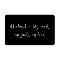 Load image into Gallery viewer, Husband My rock my guide my love Wallet Card – front view
