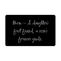 Load image into Gallery viewer, Mom A daughters first friend a sons forever guide Wallet Card – front view
