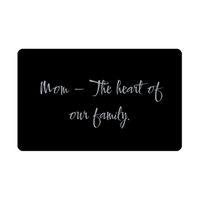 Load image into Gallery viewer, Mom The heart of our family Wallet Card – front view
