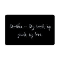 Load image into Gallery viewer, Mother My rock my guide my love Wallet Card – front view
