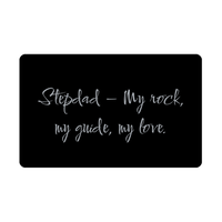 Load image into Gallery viewer, Stepdad My rock my guide my love Wallet Card – front view
