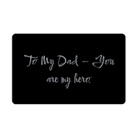 Load image into Gallery viewer, To My Dad You are my hero Wallet Card – front view
