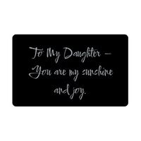 Load image into Gallery viewer, To My Daughter You are my sunshine and joy Wallet Card – front view
