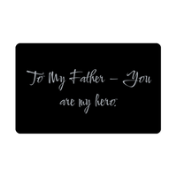 Load image into Gallery viewer, To My Father You are my hero Wallet Card – front view
