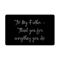 Load image into Gallery viewer, To My Father Wallet Card – front view

