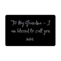 Load image into Gallery viewer, To My Grandma I am blessed to call you mine Wallet Card – front view
