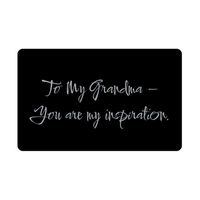 Load image into Gallery viewer, To My Grandma You are my inspiration Wallet Card – front view
