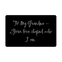 Load image into Gallery viewer, To My Grandma Your love shaped who I am Wallet Card – front view
