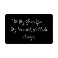 Load image into Gallery viewer, To My Grandpa My love and gratitude always Wallet Card – front view
