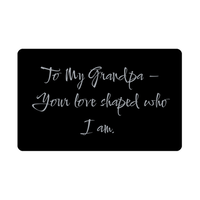 Load image into Gallery viewer, To My Grandpa Your love shaped who I am Wallet Card – front view
