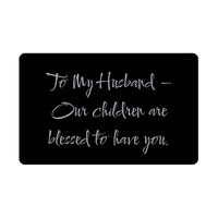 Load image into Gallery viewer, To My Husband Our children are blessed to have you Wallet Card – front view
