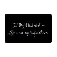 Load image into Gallery viewer, To My Husband You are my inspiration Wallet Card – front view
