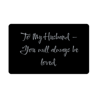 Load image into Gallery viewer, To My Husband You will always be loved Wallet Card – front view
