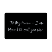 Load image into Gallery viewer, To My Mama I am blessed to call you mine Wallet Card – front view
