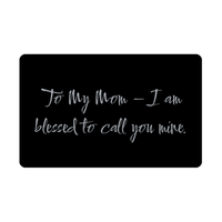 Load image into Gallery viewer, To My Mom I am blessed to call you mine Wallet Card – front view
