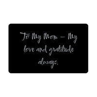 Load image into Gallery viewer, To My Mom My love and gratitude always Wallet Card – front view
