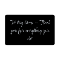 Load image into Gallery viewer, To My Mom Thank you for everything you do Wallet Card – front view

