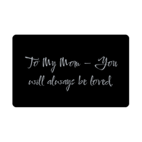 Load image into Gallery viewer, To My Mom You will always be loved Wallet Card – front view

